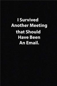 I Survived Another Meeting that Should Have Been an Email.