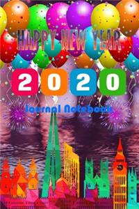 Happy New Year 2020 journal notebook