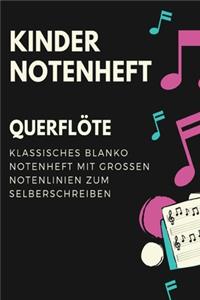 Kinder Querflöten Notenheft