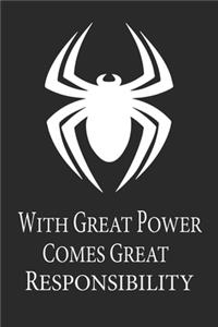With Great Power Comes Great Responsibility