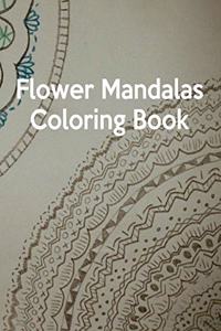 Flower Mandalas Coloring Book