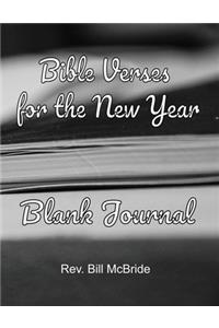 Bible Verses for the New Year Blank Journal