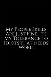 My People Skills Are Just Fine