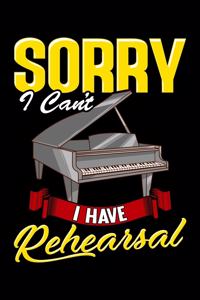 Sorry I Can't I Have Reherseal