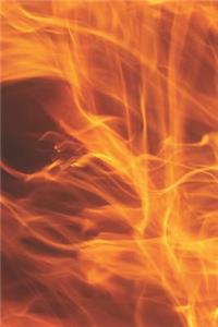 Journal: Flames 6x9 Lined Journal Notebook 200 Pages