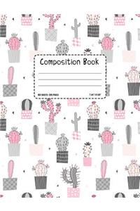 Cactus Notebook College Ruled