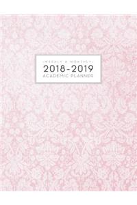 2018-2019 Weekly and Monthly Academic Planner