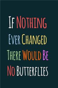 If Nothing Ever Changed There Would Be No Butterflies