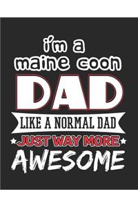 I'm a Maine Coon Dad Like a Normal Dad Just Way More Awesome