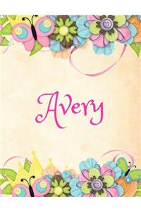 Avery: Personalized Name Journal Composition Notebook