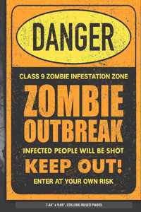 Zombie Danger Composition Book