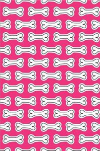 Dog Pattern - Pink Bones
