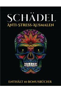 Anti-Stress-Ausmalen (Schädel)