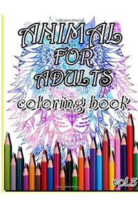 3: Animal for Adults Coloring Book