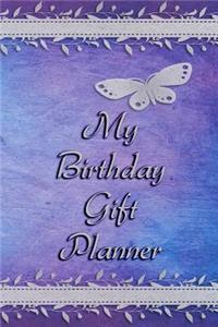 My Birthday Gift Planner