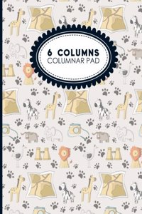 6 Columns Columnar Pad