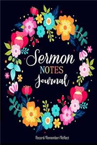 Sermon Notes Journal