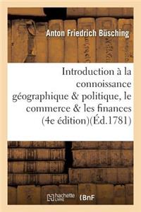 Introduction À La Connoissance Géographique Et Politique, Le Commerce Et Les Finances, l'Europe