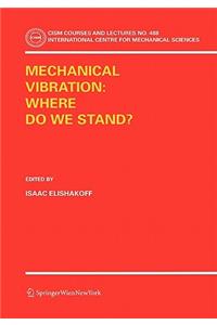 Mechanical Vibration: Where Do We Stand?