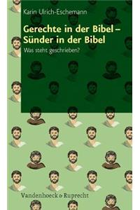 Gerechte in Der Bibel - Sunder in Der Bibel