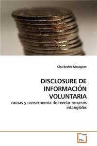 Disclosure de Información Voluntaria