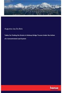 Tables for Finding the Strains in Railway Bridge Trusses Under the Action of a Concentrated Load System