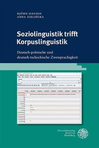 Soziolinguistik Trifft Korpuslinguistik