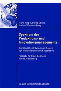 Spektrum Des Produktions- Und Innovationsmanagements
