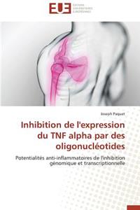 Inhibition de l'Expression Du Tnf Alpha Par Des Oligonucléotides
