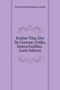 Exulum Trias, Sive De Cicerone, Ovidio, Seneca Exulibus . (Latin Edition)