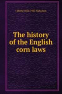history of the English corn laws