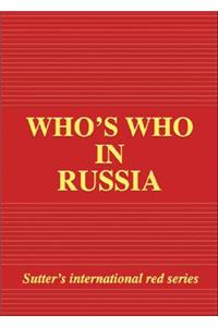 Who's Who in Russia