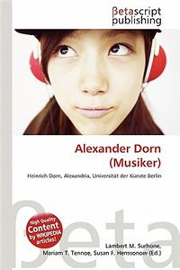 Alexander Dorn (Musiker)