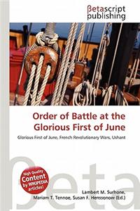 Order of Battle at the Glorious First of June