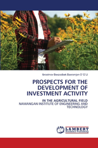 Prospects for the Development of Investment Activity