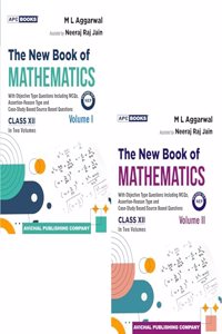 The New Book of Mathematics (Vol 1 & 2) Class- XII (2024-25 Examination)