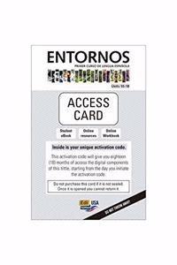 Entornos in Two Parts / Part 2 (Units 10-18) 1 Year Student Digital Access Code (Std. eBook + Eleteca + Ow)