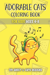 Cats Coloring Book For Kids