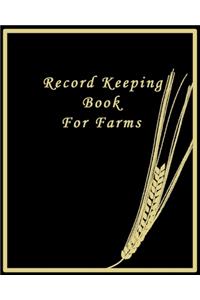 Record Keeping Book for Farm