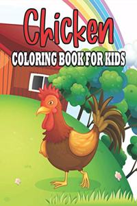 Chicken Coloring Book For Kids