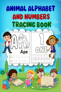 Animal Alphabet and Numbers Coloring Book