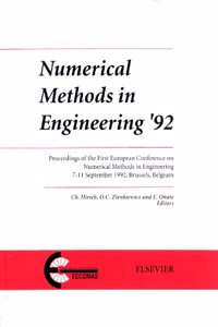 Numerical Methods in Engineering: Proceedings of the First European Conference, Brussels, Belgium, 7-11 September 1992