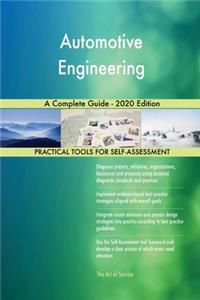 Automotive Engineering A Complete Guide - 2020 Edition
