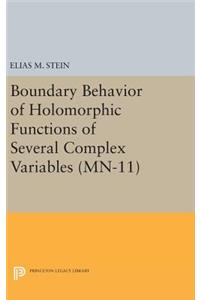 Boundary Behavior of Holomorphic Functions of Several Complex Variables