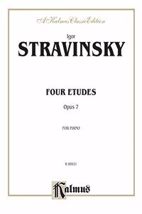 STRAVINSKY 4 ETUDES PS