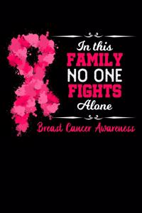 In This Family No One Fights Alone Breast Cancer Awareness