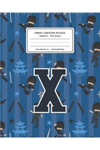Primary Composition Notebook Grades K-2 Story Journal X