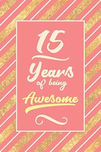 15th Birthday Journal