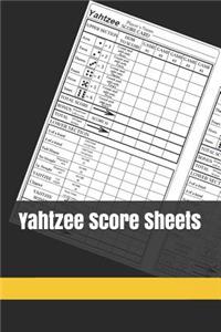 Yahtzee Score Sheets