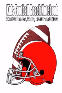 Kids Football Coach Notebook